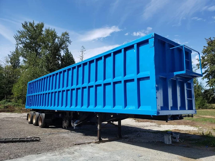 Trailer and Bin Painting